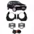 Kit Farol Milha PALIO 2008 a 2012 Chicote Botão Universal