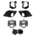 Kit Farol Milha PALIO 2012 a 2018 Cinza Chicote Botão Universal