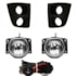 Kit Farol Milha PALIO ADVENTURE STRADA 2004 a 2008 Preto Chicote Botão Universal