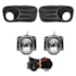 Kit Farol Milha PALIO WAY 2014 a 2016 Preto Chicote Botão Universal