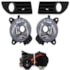 Kit Farol Milha Polo Hatch Sedan 2007 a 2011 Preto Sem Lâmpada