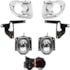 Kit Farol Milha Punto 2007 a 2012 Cromado Com Lâmpada
