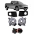 Kit Farol Milha Saveiro G6 2013 a 2016 Preto Sem Lâmpada