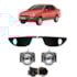 Kit Farol Milha SIENA eL 2013 a 2016 Chicote Botão Universal