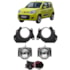 Kit Farol Milha UNO 20112016 FIORINO 20142021 Chicote Botão Universal