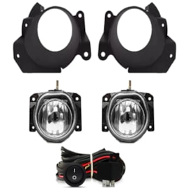 Kit Farol Milha UNO 20112016 FIORINO 20142021 Chicote Botão Universal
