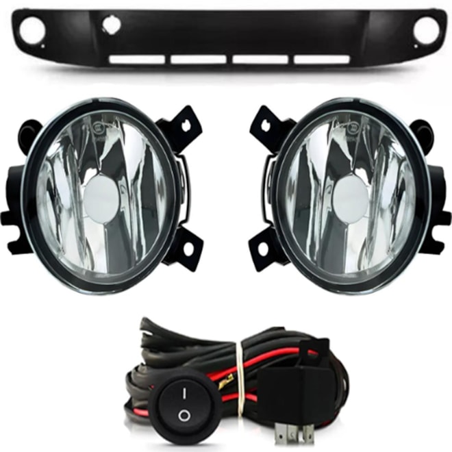 Kit Farol Milha UP 2014 a 2016 Preto Click Aro milha Com Lâmpada Kit Farol Milha UP 2014 a 2016 Preto Click Aro milha Com Lâmpada