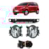 Kit Farol Milha Up 2014 a 2016 Preto Sem Lâmpada