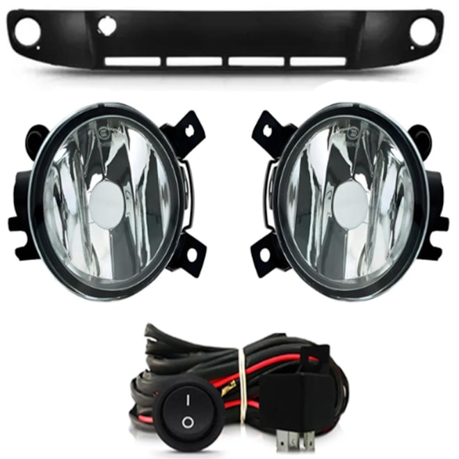 Kit Farol Milha Up 2014 a 2016 Preto Sem Lâmpada