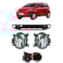 Kit Farol Milha Up 2014 a 2016 Preto Sem Lâmpada