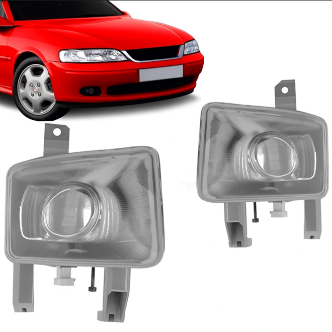 Kit Farol Milha VECTRA 2000 a 2006 Sem Lâmpada