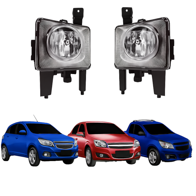 Kit Farol Milha VECTRA 2007 a 2025 sem Lâmpada