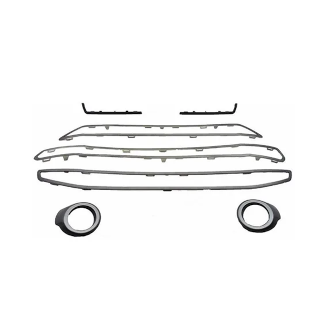 Kit Friso Grade Radiador ECOSPORT 13 a 17 Cromado 7 Peças Kit Friso Grade Radiador ECOSPORT 13 a 17 Cromado 7 Peças