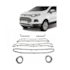 Kit Friso Grade Radiador ECOSPORT 2013 a 2017 Cinza 7 Peças Kit Friso Grade Radiador ECOSPORT 2013 a 2017 Cinza 7 Peças