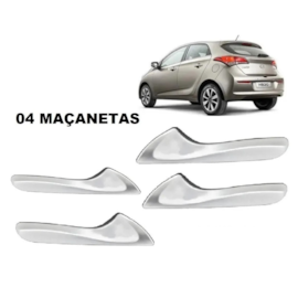 Kit Gatilho Maçaneta HB20 2013 a 2020 Cinza Kit Gatilho Maçaneta HB20 2013 a 2020 Cinza