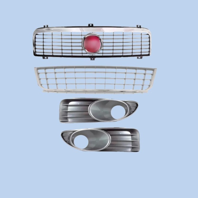 Kit Grade LINEA 2008 a 2014 Cinza 4 Peças Kit Grade LINEA 2008 a 2014 Cinza 4 Peças