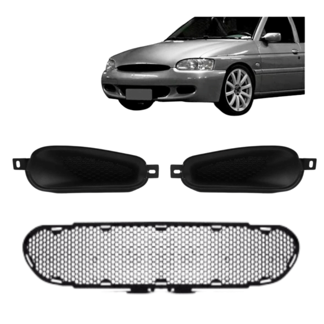 Kit Grade Parachoque ESCORT ZETEC Sem furo Kit Grade Parachoque ESCORT ZETEC Sem furo