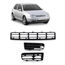 Kit Grade Parachoque GOLF 00 A 06 3 Peças Kit Grade Parachoque GOLF 00 A 06 3 Peças