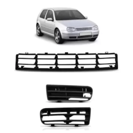 Kit Grade Parachoque GOLF 00 a 06 3 Peças Kit Grade Parachoque GOLF 00 a 06 3 Peças