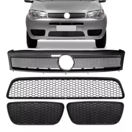 Kit Grade Parachoque PALIO 2004 a 2007 (4 peças) Kit Grade Parachoque PALIO 2004 a 2007 (4 peças)