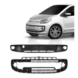 Kit Grade Parachoque UP 2014 a 2016 C/ Furo + Aro Cinza 2 Pç Kit Grade Parachoque UP 2014 a 2016 C/ Furo + Aro Cinza 2 Pç