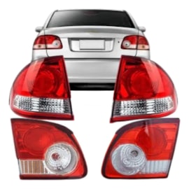 Kit Lanterna CLASSIC 2011 a 2016 4 peças Kit Lanterna CLASSIC 2011 a 2016 4 peças