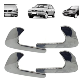 Kit Maçaneta Interna GOL SPECIAL PARATI SAVEIRO G2 PARATI GOL SAVEIRO G3 4 Portas 5 Peças Cromado Kit Maçaneta Interna GOL SPECIAL PARATI SAVEIRO G2 PARATI GOL SAVEIRO G3 4 Portas 5 Peças Cromado