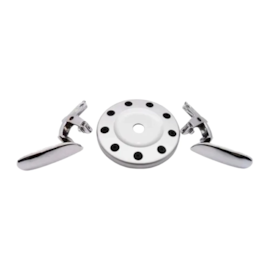 Kit Maçaneta Tampa Combustível 206 98 a 07 207 08 a 10 2 Portas Cromado Kit Maçaneta Tampa Combustível 206 98 a 07 207 08 a 10 2 Portas Cromado