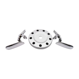 Kit Maçaneta Tampa Combustível 206 98 a 07 207 08 a 10 2 Portas Cromado Kit Maçaneta Tampa Combustível 206 98 a 07 207 08 a 10 2 Portas Cromado