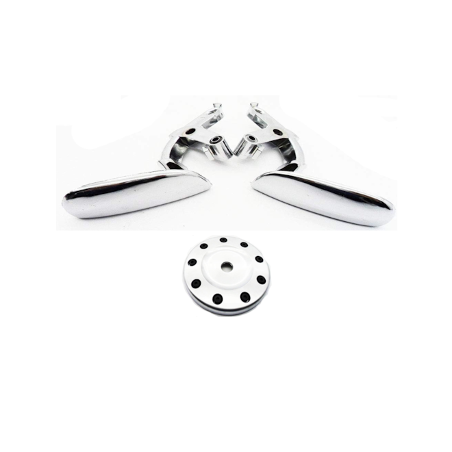 Kit Maçaneta Tampa Combustível 206 98 a 07 207 08 a 10 2 Portas Cromo Acetinado Kit Maçaneta Tampa Combustível 206 98 a 07 207 08 a 10 2 Portas Cromo Acetinado