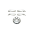 Kit Maçaneta Tampa Combustível 206 98 a 07 207 08 a 10 4 Portas Cromo Acetinado Kit Maçaneta Tampa Combustível 206 98 a 07 207 08 a 10 4 Portas Cromo Acetinado