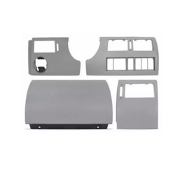 Kit Moldura Painel GOL G3 2000/2005 Cinza Flanel (4 peças)