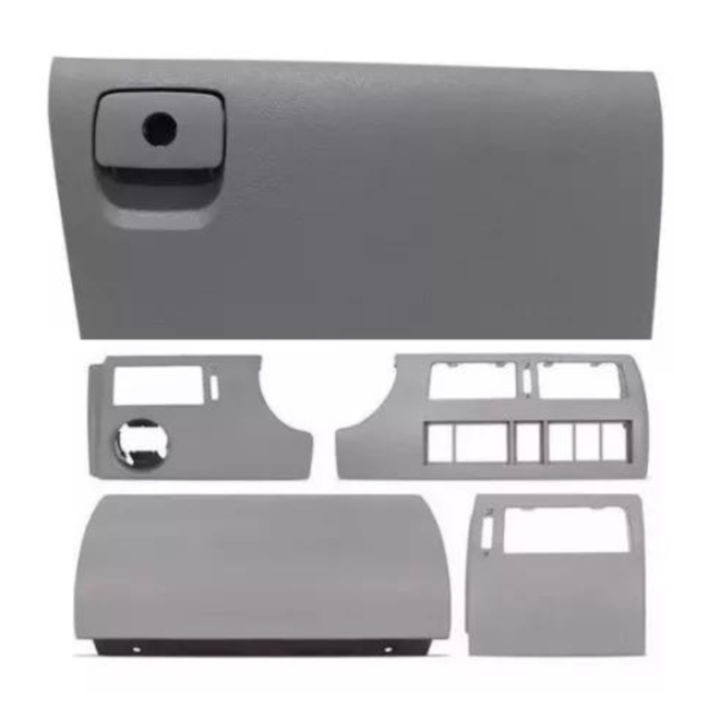 Kit Moldura Painel+tampa Porta Luvas GOL PARATI G3 (cinza) Kit Moldura Painel+tampa Porta Luvas GOL PARATI G3 (cinza)