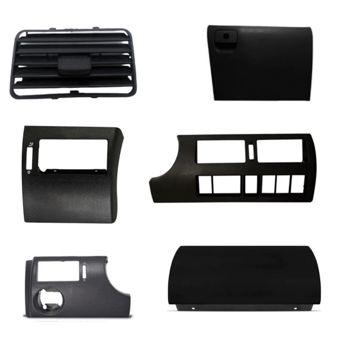 Kit Moldura Painel+Tampa Porta Luvas GOL PARATI G3 Preto Kit Moldura Painel+Tampa Porta Luvas GOL PARATI G3 Preto