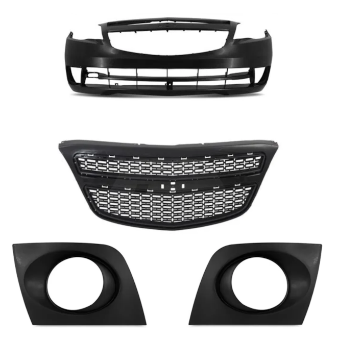 Kit Parachoque AGILE 10 a 13 C/M Dianteiro 4 PÇS Friso Pret Kit Parachoque AGILE 10 a 13 C/M Dianteiro 4 PÇS Friso Pret