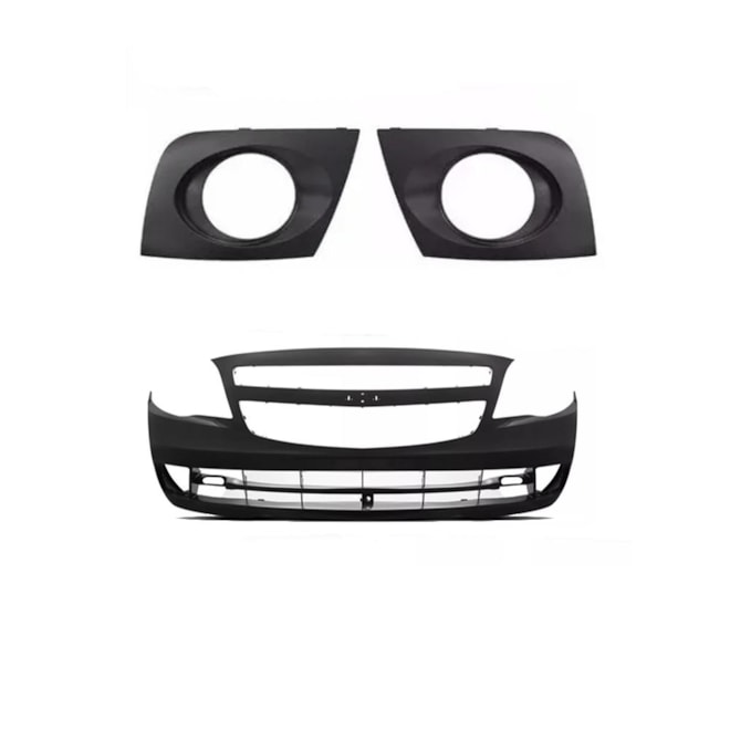 Kit Parachoque AGILE 10 a 13 Com Furo Dianteiro 3 Peças Kit Parachoque AGILE 10 a 13 Com Furo Dianteiro 3 Peças