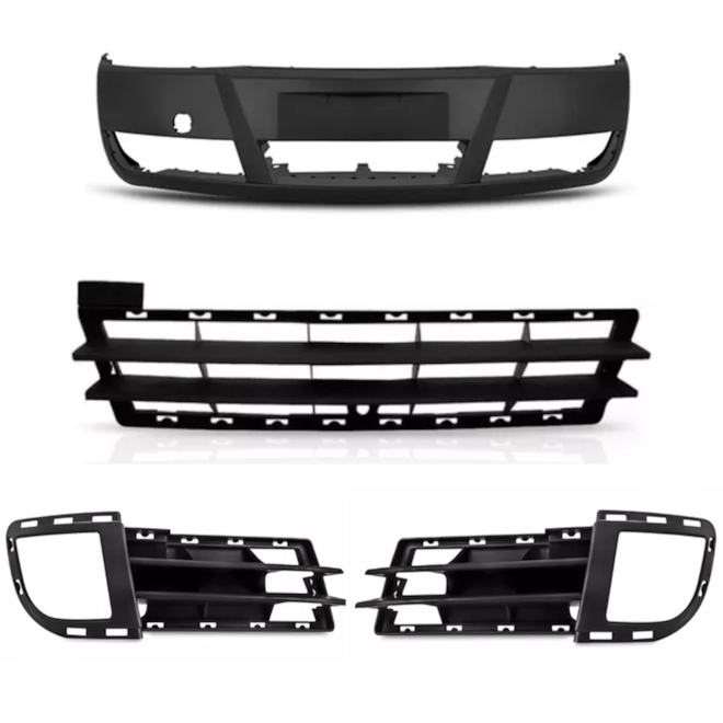 Kit Parachoque ASTRA 03 a 11 Com Milha 4 Peças Kit Parachoque ASTRA 03 a 11 Com Milha 4 Peças