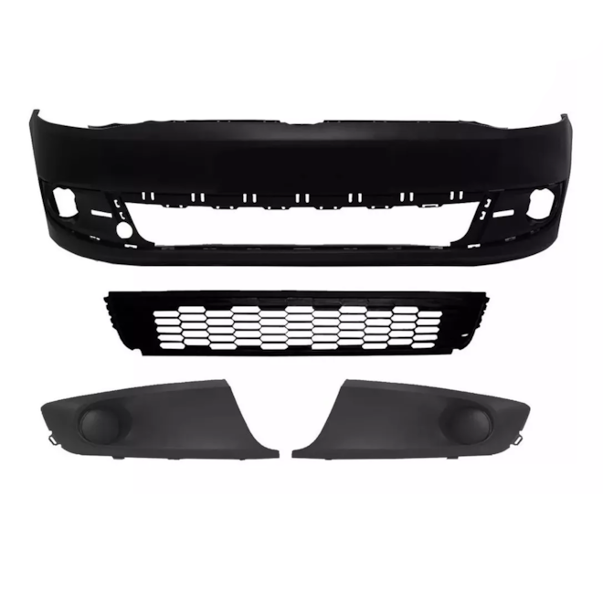 Kit Parachoque FOX 11 a 14 Dianteiro com Furo 4 Peças Kit Parachoque FOX 11 a 14 Dianteiro com Furo 4 Peças