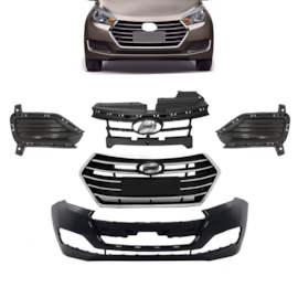 Kit Parachoque HB20 Sedan 16 17 18 4 Peças