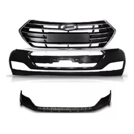 Kit Parachoque HB20 SEDAN 16 a 18 Sem Milha 3 Peças