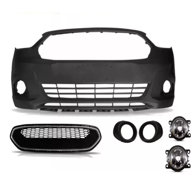 Kit Parachoque KA 15 a 18 Com Milha 6 Peças Kit Parachoque KA 15 a 18 Com Milha 6 Peças