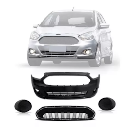 Kit Parachoque KA 15 À 18 Dianteiro S Milha 4 Peças Colmeia Kit Parachoque KA 15 À 18 Dianteiro S Milha 4 Peças Colmeia