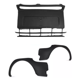 Kit Parachoque KA 97 a 01 Dianteiro 3 Peças