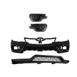Kit Parachoque KWID 16 a 20 Dianteiro 4 Peças