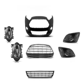KIT PARACHOQUE NEW FIESTA 14/17 DIANTEIRO C/M CINZA (7 PÇS)