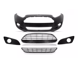 KIT PARACHOQUE NEW FIESTA 14/17 DIANTEIRO C/M CROMADO (5 PÇS)