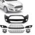 KIT PARACHOQUE NEW FIESTA 14/17 DIANTEIRO C/M CROMADO (7 PÇS)
