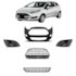 KIT PARACHOQUE NEW FIESTA 14/17 DIANTEIRO S/M CINZA (5 PÇS)