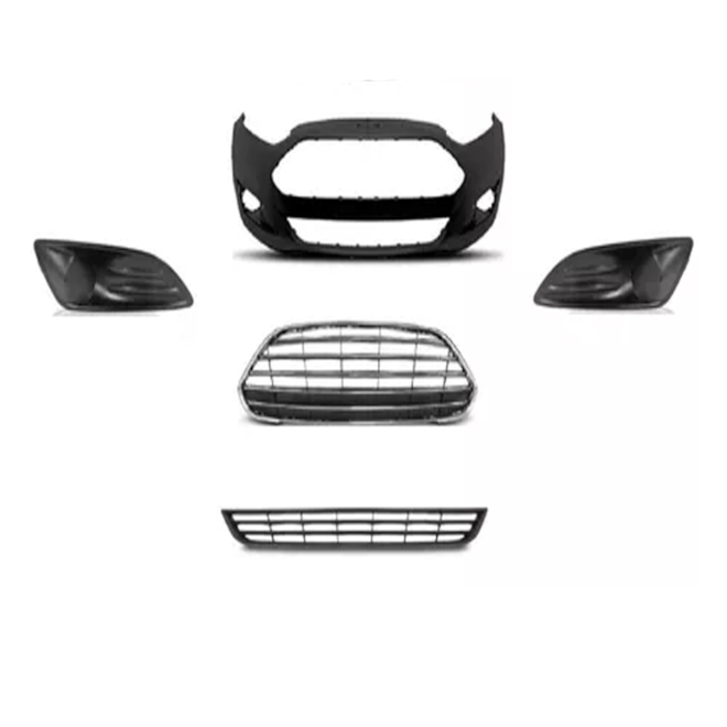 KIT PARACHOQUE NEW FIESTA 14/17 DIANTEIRO S/M CINZA (5 PÇS) KIT PARACHOQUE NEW FIESTA 14/17 DIANTEIRO S/M CINZA (5 PÇS)