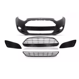 KIT PARACHOQUE NEW FIESTA 14/17 DIANTEIRO S/M CROMADO (5 PÇS)